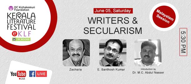 eKLF first discussion on the topic "Writers and Secularism" to go live today at 5:30 pm
