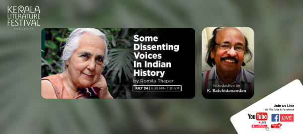 e KLF 2021, Session with Romila Thapar on Some dissenting voices in Indian History