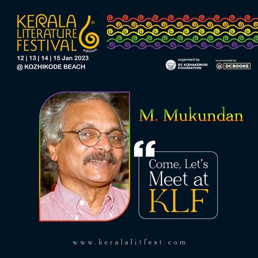 Meet M Mukundan, a veteran Malayalam language writer at #KLF2023.